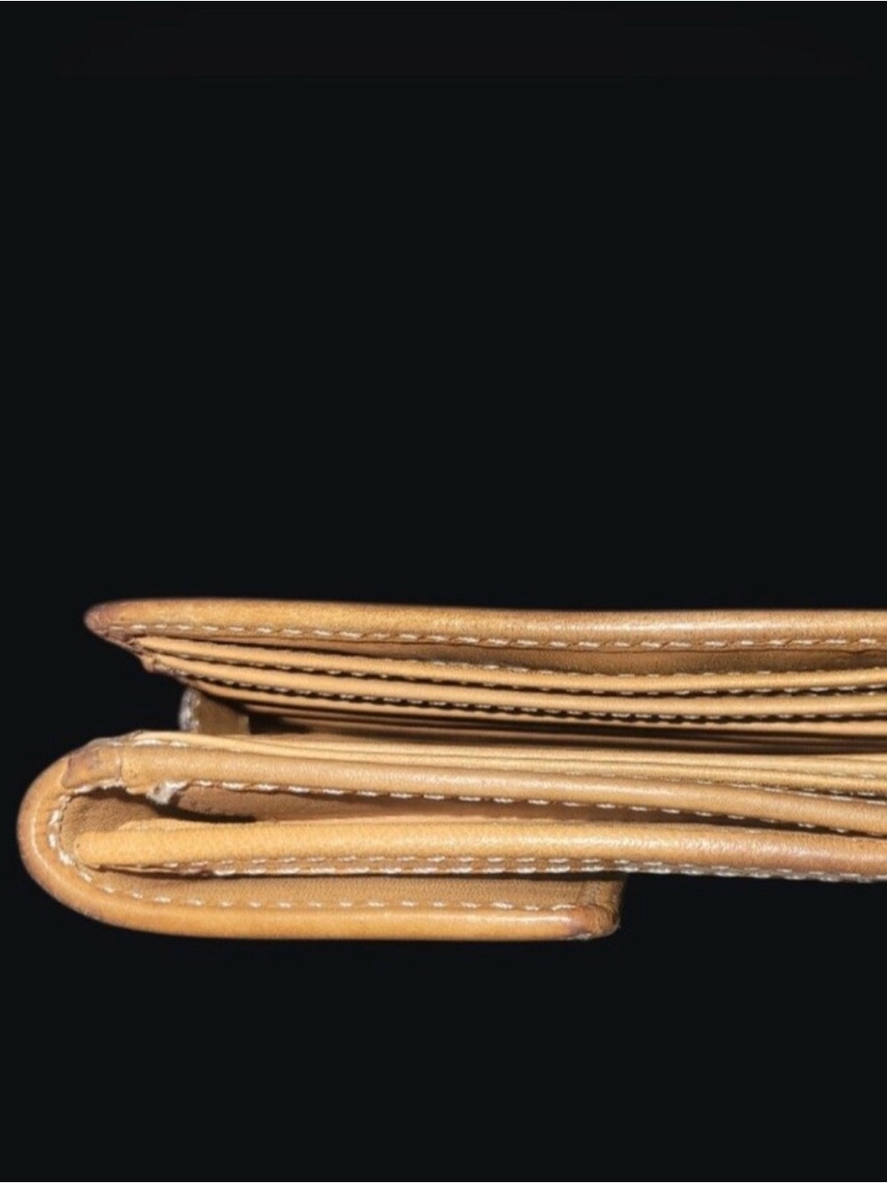 Coach vintage Brown & Tan Signature Fold Wallet - Picture 9 of 9